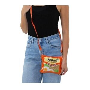 Comeco Sleepyville Critters Instant Ramen Noodle Soup Crossbody Bag Vinyl